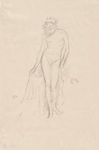 Nude Model, Standing by James Abbott McNeill Whistler