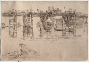 Old Putney Bridge by James McNeill Whistler