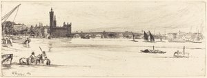 Old Westminster Bridge by James Abbott McNeill Whistler