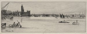 Old Westminster Bridge by James McNeill Whistler