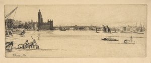 Old Westminster Bridge by James McNeill Whistler