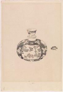 Oviform Ginger-Jar with Bell-Shaped Cover by James Abbott McNeill Whistler