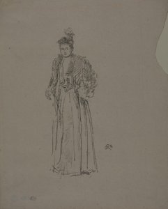 Portrait Study: Miss Charlotte R. Williams by James Abbott McNeill Whistler