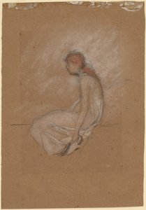 Seated Woman with Red Hair by James Abbott McNeill Whistler