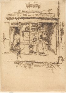Shaving and Shampooing by James Abbott McNeill Whistler