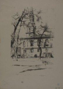 St. Giles-in-the-Fields by James Abbott McNeill Whistler