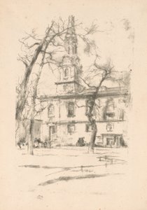 St. Giles-in-the-Fields by James Abbott McNeill Whistler