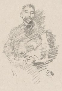 Stéphane Mallarmé by James Abbott McNeill Whistler