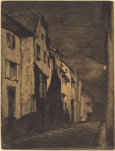 Street at Saverne by James Abbott McNeill Whistler
