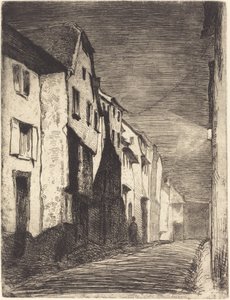 Street at Saverne by James Abbott McNeill Whistler