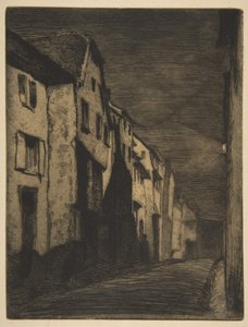Street at Saverne by James McNeill Whistler