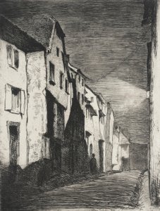 Street at Saverne by James McNeill Whistler