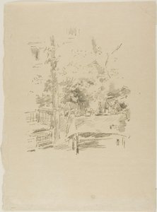 Tête-à-tête in the Garden by James McNeill Whistler