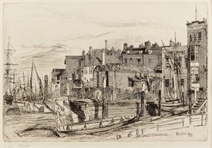 Thames Police by James Abbott McNeill Whistler