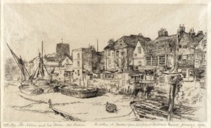 The Adam and Eve Tavern, Old Chelsea by James McNeill Whistler