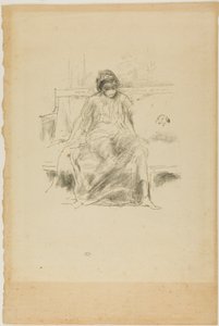 The Draped Figure, Seated by James Abbott McNeill Whistler