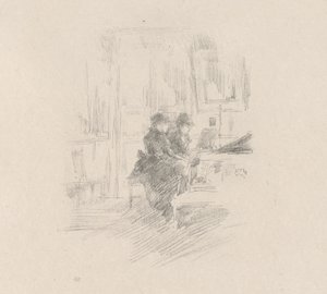 The Duet, No. 2 by James Abbott McNeill Whistler