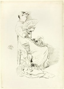 The Fan by James Abbott McNeill Whistler