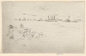 The Fleet: Monitors, from the Jubilee Set by James Abbott McNeill Whistler