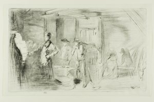 The Forge by James Abbott McNeill Whistler