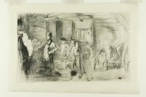 The Forge by James Abbott McNeill Whistler