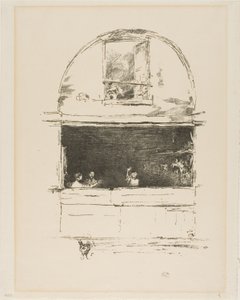 The Forge, Passage du Dragon by James Abbott McNeill Whistler