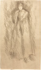 The Fur Cloak by James Abbott McNeill Whistler