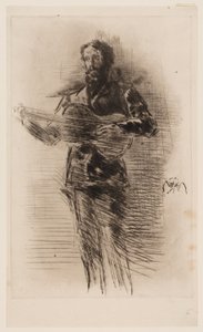The Guitar Player by James Abbott McNeill Whistler