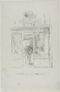 The Laundress: "La Blanchisseuse de la place Dauphine" by James Abbott McNeill Whistler