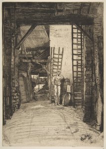 The Lime-Burner (W. Jones, Lime-Burner, Thames Street) by James McNeill Whistler