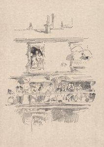 The Long Balcony by James McNeill Whistler