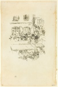 The Marketplace, Vitré by James McNeill Whistler