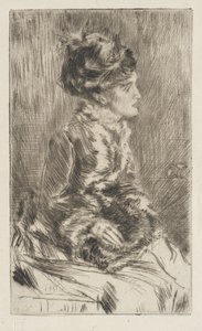 The Muff by James McNeill Whistler
