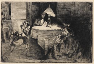 The Music Room by James Abbott McNeill Whistler