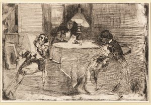 The Music Room by James Abbott McNeill Whistler