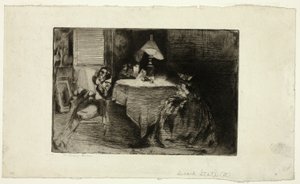 The Music Room by James Abbott McNeill Whistler