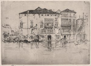 The Palaces (from the First Venice Set) by James Abbott McNeill Whistler