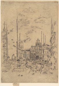The Piazzetta by James Abbott McNeill Whistler