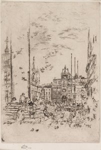 The Piazzetta by James Abbott McNeill Whistler