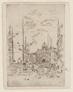 The Piazzetta by James Abbott McNeill Whistler