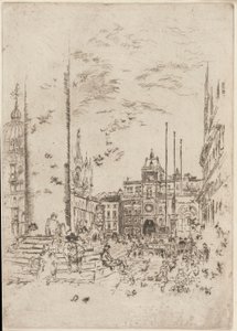 The Piazzetta by James Abbott McNeill Whistler