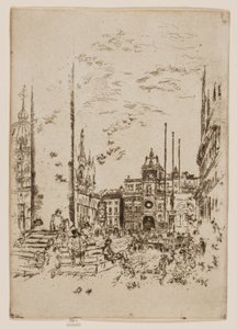 The Piazzetta by James Abbott McNeill Whistler