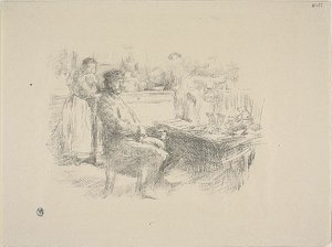 The Shoemaker by James Abbott McNeill Whistler