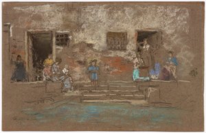 The Steps by James Abbott McNeill Whistler