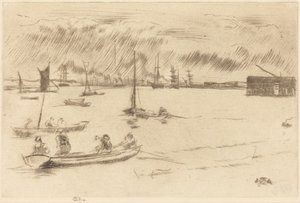 The Thames Towards Erith by James McNeill Whistler