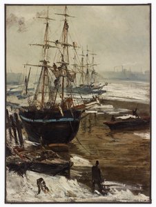 The Thames in Ice by James Abbott McNeill Whistler