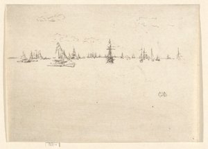 The Turret Ship, from the Jubilee Set by James Abbott McNeill Whistler