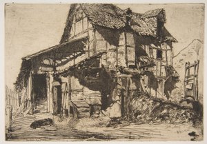 The Unsafe Tenement (The Old Farm) by James McNeill Whistler