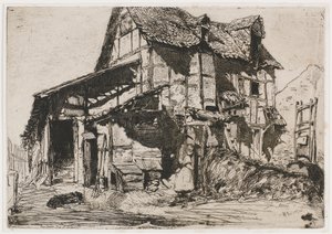 The Unsafe Tenement (The French Set) by James Abbott McNeill Whistler