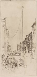 The Venetian Mast by James Abbott McNeill Whistler